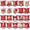 20 Stijl Kerst Kussensloop Linnen 45 * 45cm Kussens Covers Home Sofa Kussenhoes Home-textiel Kerstdecoraties T9i001588