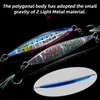 ALLBLUE SLOWER UP Z-Light Metal Jig Fishing Lure Slow Cast Jigging Spoon 20G 30G 40G 60G Artificial Shore Zinc Alloy Bait Tackle 2297H