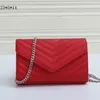 Роскошные дизайнеры Cross Body Classic Stry Сумки на плечо мода женская цепь кошелька леди сумки мешок с шестью цвет # 517