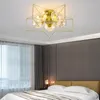 Nordic Bedroom Lights Kids Ceiling Lamp Master Living Room Lamps Aisle Balcony Children's Rooms Glass Ceiling-mounted light