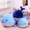 65cm-120cm Style toy Very Soft Whale Plush Toys High-quality fish pillow Cushion Kids for Children Birthday Gifts 210728