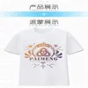 Anime gry Gensshin Impact Cosplay T-shirt Klee / Paimon Theme Lato okrągła szyja Krótkie rękawy, materiał bawełniany, w magazynie Y0903