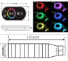 Korzystanie z samochodu DC12V 6W RGB Plastikowy światłowodowy Zestaw oświetlenia sufitowego światła 100 sztuk / 150 sztuk / 200 sztuk 0.75mm 2m + Dotykowy pilot D1.0