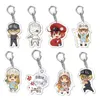 Komórki w pracy Brelok Kobiety Cartoon Key Holder Dla Moda Moda Cute Kreatywny Anime Wysokiej Jakości Brelok Dla Torby Metalowy Brelok G1019