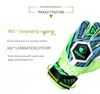 アダルトゴールキーパーグローブサッカーグローブサッカーグローブフットボールFingerSave Autharo Luvas de Goleiro Luvas de Futebol SemProteçãodedoフルラテックス