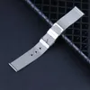 Watch Bands Quick Release Stainless Steel Band Mesh Strap Fold Over Clasp 10 12 14 16 18 20 22 Mm Replacement Metal Ultra-thin Deli22