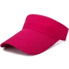 Wide Brim Hats Women Sports Sun Visor Hat Adjustable Leisure Travel Summer UV Protection Breathable Korean Empty Top Running Sunscreen