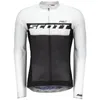 Pro Team SCOTT Radfahren Langarmtrikot Herren MTB Fahrradshirt Herbst Atmungsaktiv Schnell trocknend Rennoberteile Straßenfahrradbekleidung Outdoor-Sportbekleidung Y21042130