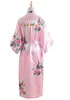 Silk Bridesmaid Bride Robe Maid Of Honor Robe Mother Of The Robes Women Satin Wedding Kimono Sexy Nightgown Dress Woman Bathrobe 210901