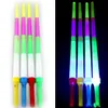 DHL Retractable Light Stick Bar Flash Led Toy Fluorescerande konsert jubel teleskopiska pinnar Kids Christmas Carnival Leksaker 4 Sektion Stor Storlek