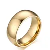 Anéis de casamento 100% anel de tungstênio para homens 8mm clássico jóias lisa mão polindo US 6 7 8 9 10 11 12 13
