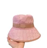 Fashion Designer Letter Bucket Hat For Mens Womens Foldable Caps Black Fisherman Beach Sun Visor wide brim hats Folding ladies Bowler Cap