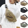 Aelicy 2021 Moda Cintura Packs Bag Mulheres Viajando Armazenamento Sacos Portátil Canvas Crossbody Ombro para Homens Pacote de Cartão