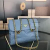 Luxury Designer Nylon Handbags Fashion Shoulder Bag Cross Body With Gold Chain Women Handbag Messenger Purse Lady Tote