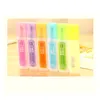 Highlighters 1 Piece Lytwtw's Korean Writing Creativity 6 Color Cute Refreshing Art Marker Graffiti Highlighter Pens Scribble Pen