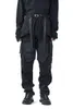 Allievo viaggio 20FW pantaloni funzionali più tasche bara 3d cerniere ykk techwear ninjawear darkwear goth streetwear X0723