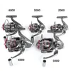 Fishing Tackle Full Metal Casting Reel Spinning Wheel 1000/3000/6000 Outdoor Equipment Ocean Beach Baitcasting Reels