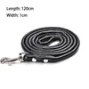 Dog Collars & Leashes Large Rope Durable Leash Walking Big Collar Strengthen Traction Harness Round PU Leather Puppy Medium Lead