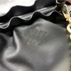 Torby torby łańcuchowe sprzęgło w chmurze torebka torebka miękka owczarek skórzana crossbody metalowa odznaka metalowa wykrywalna trzy ramię