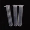 20 stücke 10 ml Probe Reagenzglas Probe Rohr Labor Liefert Klar Micro Kunststoff Zentrifuge Fläschchen Snap Cap Container Für la