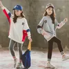 Teenage girls Clothing Set 8 9 10 12 13 Y Sports Suit Children Outfits Baby Girl School Costume Cotton toddler girl fall clothes 210804