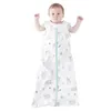 Dekens Swaddling Katoen Slaapzak Geboren Baby Ademend Pyjama Anti-Kick Quilt Mousteless Vest Dunne sectie 0-3 jaar oud