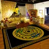 Carpet European and American Style Floral Pattern Area Rugs for Living Room Parlor Bedroom Carpets NonSlip Navy Red Blue 5227297309