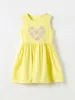 Toddler Girls Heart and Floral Print Dress ona