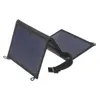 Sunpower 30W 5V Foldable Panel Charger USB Solar Power Bank for Camping Hiking - Black