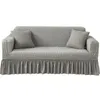Krzesło obejmuje sofa meble pokrywa europejska żakardowa z spódnicą salon elastyczny sekcja
