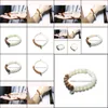 Charm Bracelets Jewelry White Jade Bodhi Hand String Root Little King Kong Qing Light Bracelet Art Gift Girl Drop Delivery 2021 Vsvg2