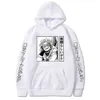 My Hero Academia Bluzy Anime Hawks Drukowane Kapturem Hip Hop Long Rękaw Streetwear Mężczyzna Y0803