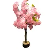 Mini Styles de fleurs artificielles en soie, ornements de cerisier, plantes d'arbre de Simulation, fleurs de Table pour décorations de mariage à domicile