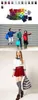 Fällbar shoppingväska Bärbar Tote Folding Pouch Återanvändbar miljövänlig Marknadsmedelsväskor Nytt mode