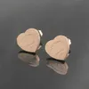 Big Famous brand 316L steel stud Earring Luxury Heart Shape Brand Women Charm love Earrings Fashion Jewelry wholesale