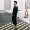 Calças masculinas homens cargas pretas para casual estilo coreano calças de algodão macho verde techwear streetwear hip hop