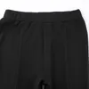 Y2K Split Black Sweatpants Dames Joggers Sport Broek Mode Hoge Taille Broek Harajuku Skinny Broek Leggings Broeken 210419