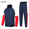 Designer Dress Mężczyźni Garnitury Poce Zobacz jesień Jogger Garnitury Kurtka Pants Sets Sporting Suit Drukuj Dresy męskie