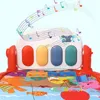 Baby Music Play Mats Piano Gym Born Toys Infant Playmat Learning Education Toys 0 12 maanden Tummy Time Crawling Mat Carpet 210402