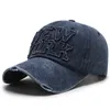 Modemärke New York Washed Cotton Ball Cap för män Kvinnor Gorras Snapback Caps Baseball Casquette Dad Hat Outdoors Sport Hats7911619