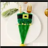 Decorations Festive Party Supplies Home & Garden Christmas Small Hat Set Table Decoration Knife And Fork Bag Drop Delivery 2021 Ubrgm