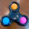 Fidget Spinner 간단한 딤플 참신 손가락 스피너 장난감 Fidget Flip Sensory 사무실 책상 장난감 스트레스 해제