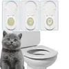 その他の猫は猫トイレトレーニングキットPVCペットのごみ箱トレイセットプロの子犬クリーニングトレーナーのシート2142