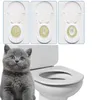 Other Cat Supplies Cats Toilet Training Kit PVC Pet Litter Box Tray Set Professional Puppy Cleaning Trainer For Seat 3140