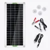 25W Portable Solar Panel Battery Charger USB Kit CompleteCell Smart Phone Flexible Power Bank Camping Car Charging