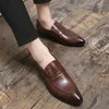 Jurk schoenen moccasins voor mannen lederen casual zomer zapatos cuero hombre lather italiaanse mannelijke schoen zwarte lether