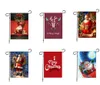 Weihnachten Garten Flagge Santa Claus Schneemann Indoor Outdoor Home Decor Flaggen Winter Glücklich Festival Haushalt Hängen Flagge Dekor 4961