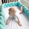 Denemarken ins hek gebreide wieg knoop kussen kussen slapende ondersteuning baby bed wieg hek bumper kind kamer decoratie speelgoed