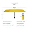 Anti-storm Sunshade Automatische paraplu Drie-voudige rode vezel skelet Skelet Automatische paraplu Zonnebrandcrème Business Nieuwe paraplu 210401