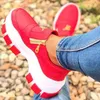 Women's Wedges Sneakers Vulcanize Shoes Solid Color Shoes Fashion Girls Sport Shoes Woman Sneakers Woman Footwear88 Y0907